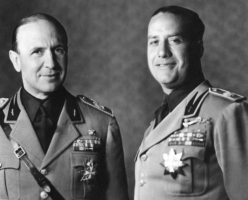 Дино Альфьери и Галеаццо Чиано. 1936 г.