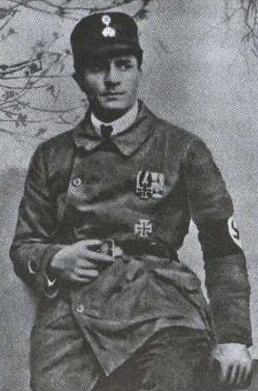 Первый руководитель СА - Ганс Ульрих Клинцш. 1921 г. 