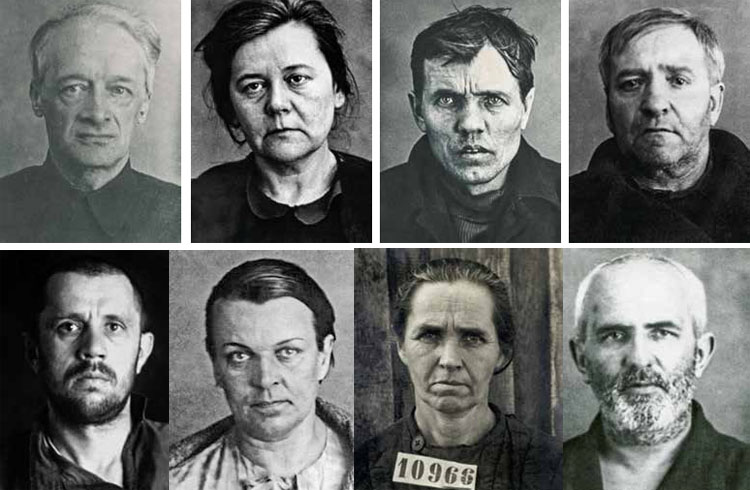 Фотографии жертв польской операции.