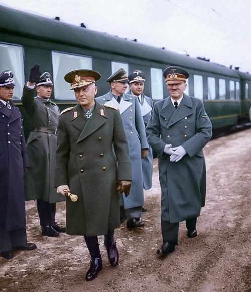 Антонеску и Гитлер. 1943 г.