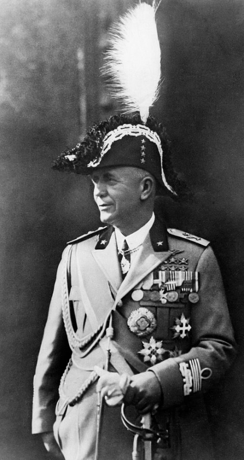 Генерал Пьетро Бадольо. 1934 г.