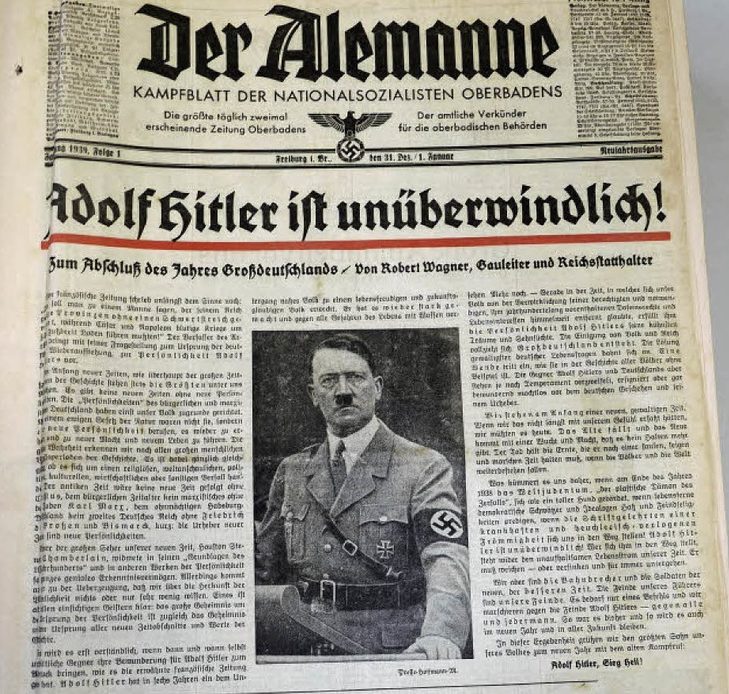 Гитлер на страницах газет и журналов.