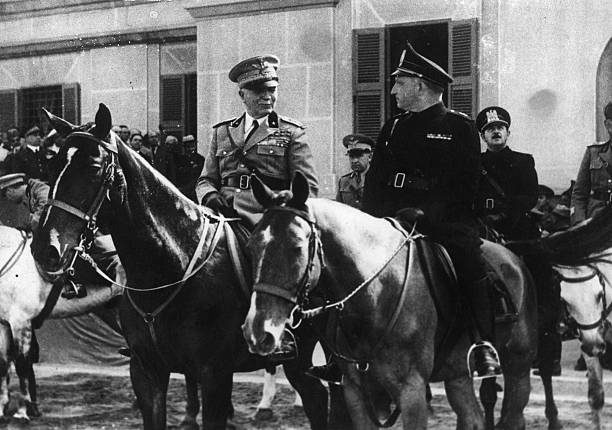 Генералы Пьетро Бадольо и Джакомони. 1944 г. 