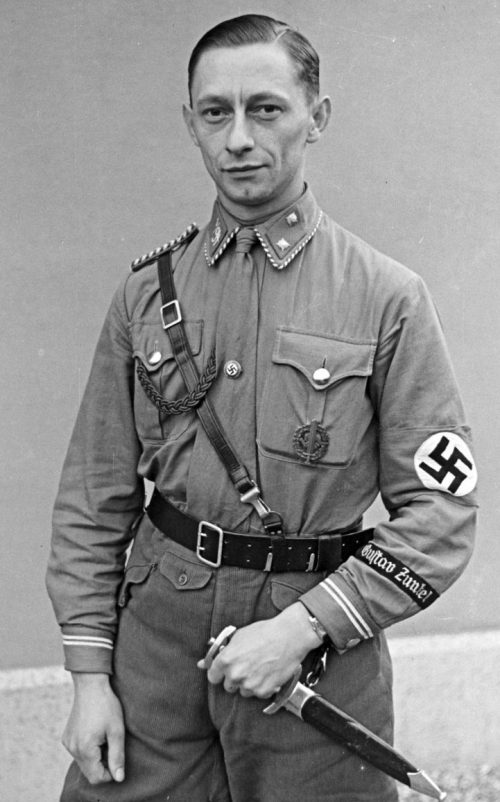 Боец штандарта СА «Густав Цункель». 1932 г.