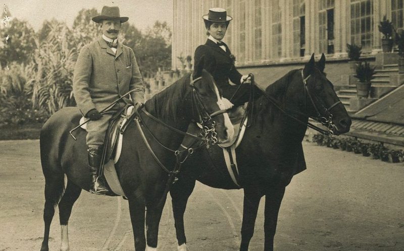Король Виктор Эммануил III и королева Елена. 1905 г.