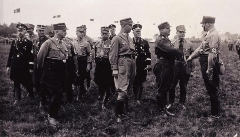 Эрнст Рем на встрече СA Westphalia. 1933 г.
