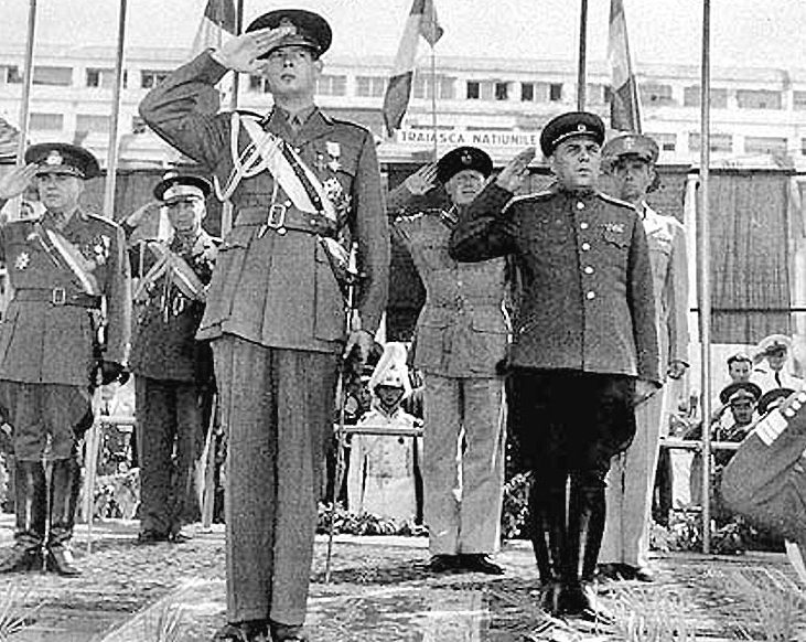 Король Румынии Михай І с орденом «Победа». 1946 г. 