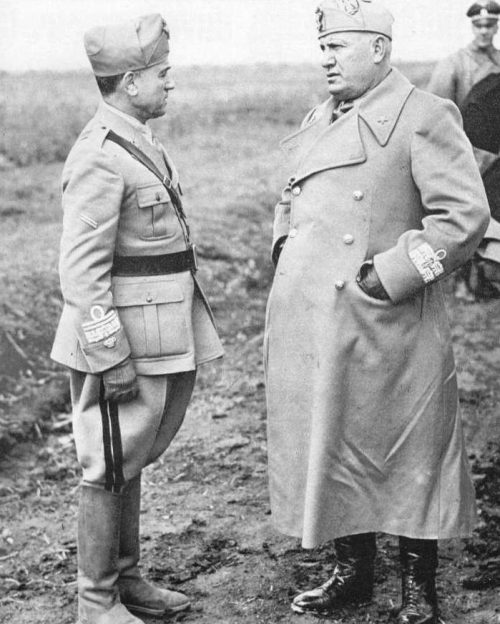 Мессе и Муссолини. 1941 г.