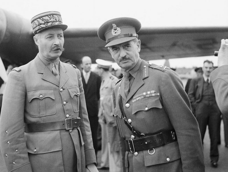 Генерал Анри Жиро с генерал-лейтенантом А. Э. Гроссетом. 1943 г.