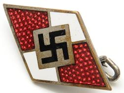 Членский знак Гитлерюгенд образца 1933 года.