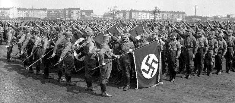 Торжественное собрание СА в Берлине. 1933 г. 