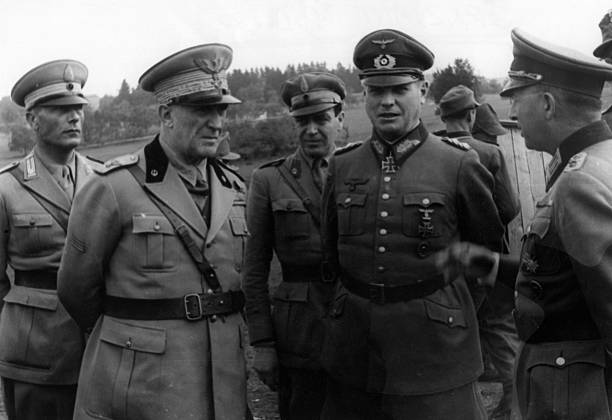 Родольфо Грациани с Юджином Оттом. 1944 г. 