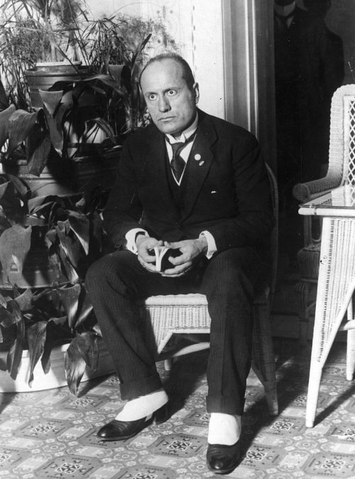Бенито Муссолини. 1922 г.