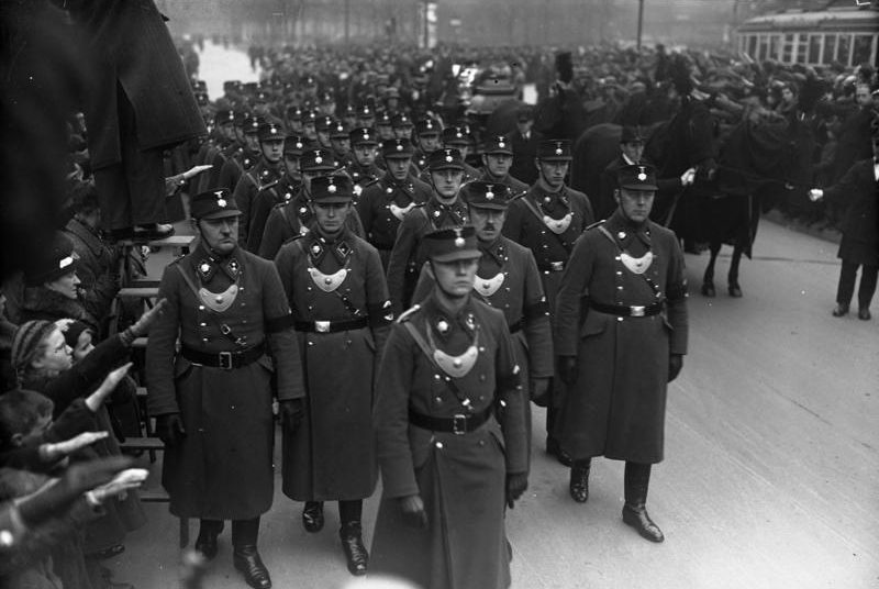 Похороны группенфюрера СС Зайдель-Дитмарша в Берлине.1934 г.