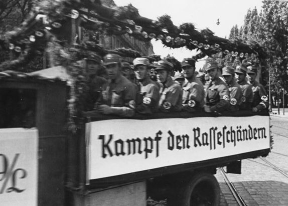 Пропагандистская поездка СА на Рейхскампф в Мюнхене. 1935 г.