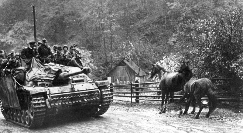 18-я добровольческая танково-гренадерская дивизия СС «Хорст Вессель» в Словакии. 1944 г.
