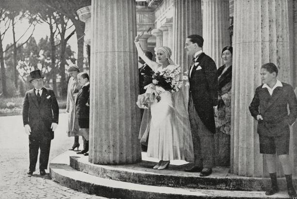 Свадьба Эдды Муссолини и Галеаццо Чиано. 1930 г. 