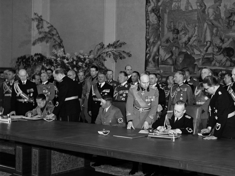 Подписание Стального пакта 22 мая 1939 года в Берлине.