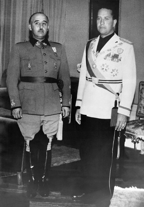 Франко и Чиано в Сан-Себастьяне. 1939 г.