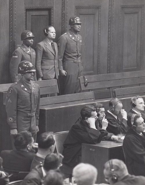 Суд над членами айнзатцгрупп СС в Нюрнберге. 1948 г.