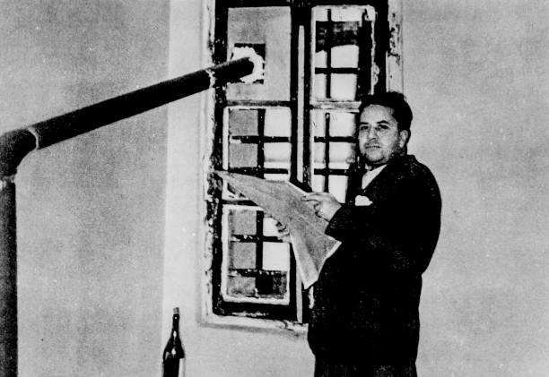 Галеаццо Чиано в тюрьме Вероны. 1944 г.