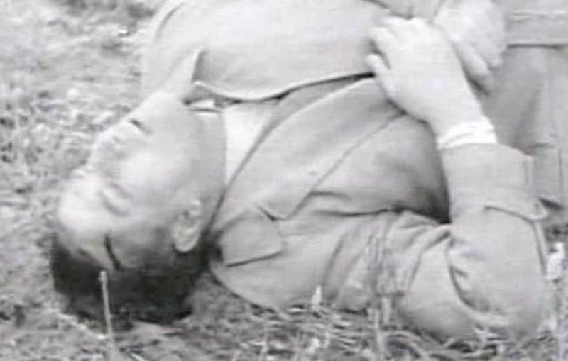 Галеаццо Чиано после расстрела. 11 января 1944 г.