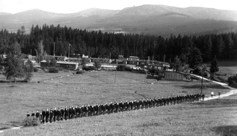 Лагерь RAD в Обершрайберхау,1933 г. 