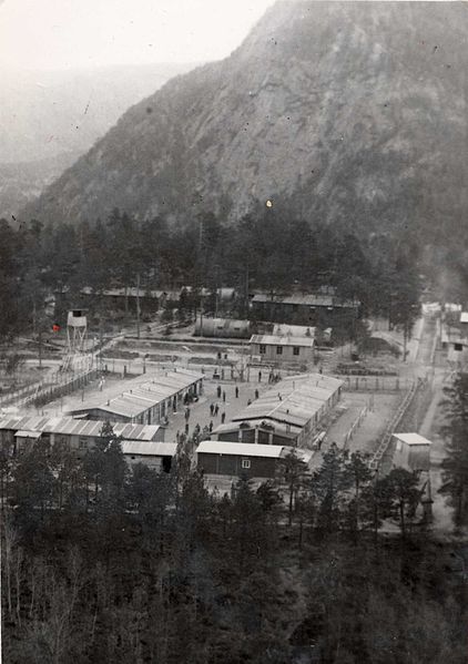 Лагерь Ботн в 1945 году. Сегодня на этом месте находится югославское и немецкое военное кладбище.