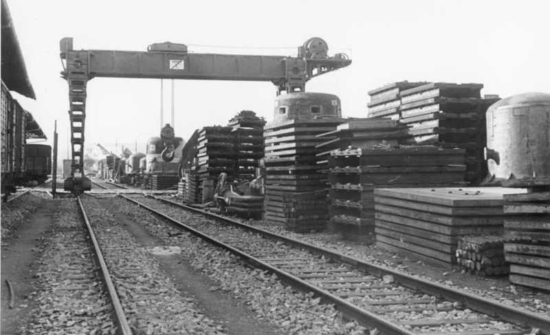 Строительство укреплений на «Линии Зигфрида». 1939 г. 