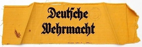 Нарукавная повязка «Deutsche Wehrmacht».