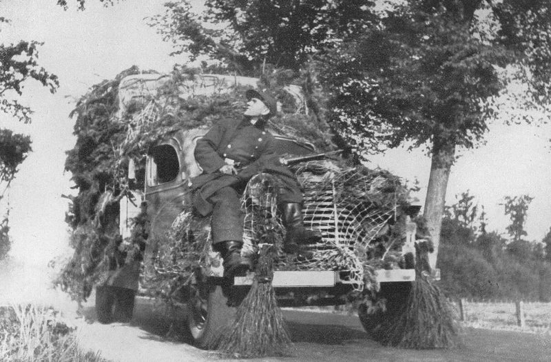 Солдаты NSKK на итальянском фронте. 1944 г.