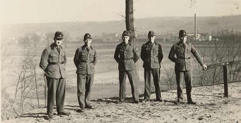 Бойцы RAD в униформе. 1940 г.