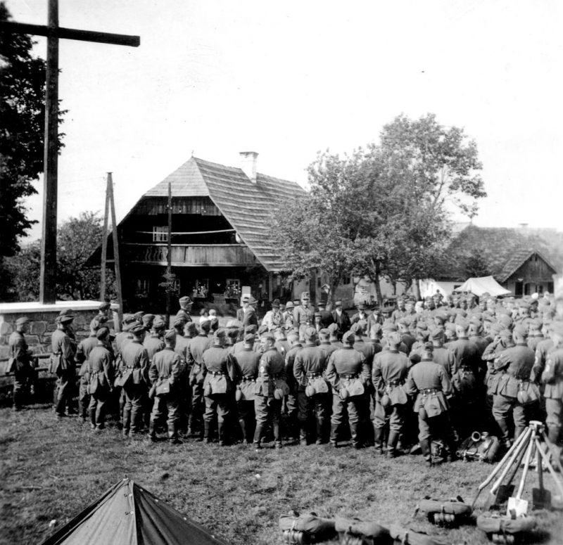 Лагерь бригады RAD в Австрии. 1940 г.