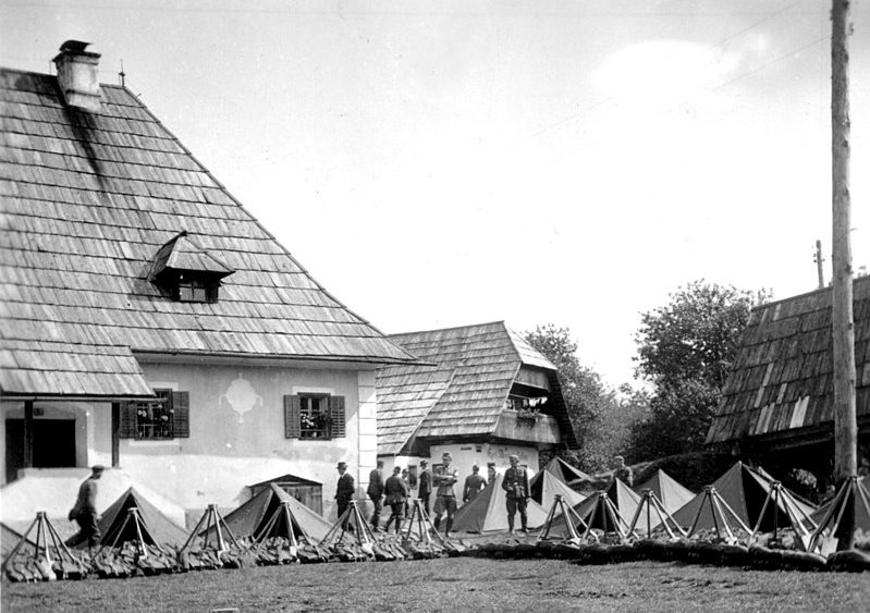 Лагерь бригады RAD в Австрии. 1940 г.
