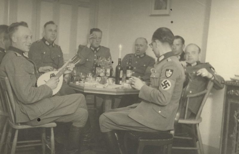 Бойцы RAD на отдыхе. 1940 г.
