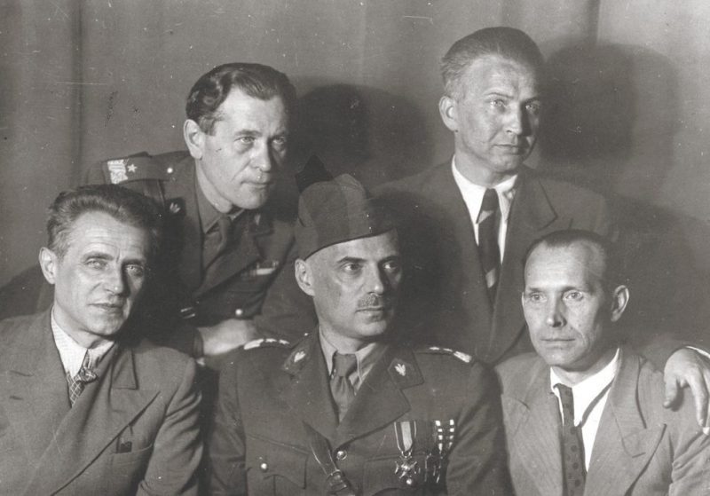 Генерал Михал Карашевич-Токажевский среди генералов Войска Польского. 1942 г.