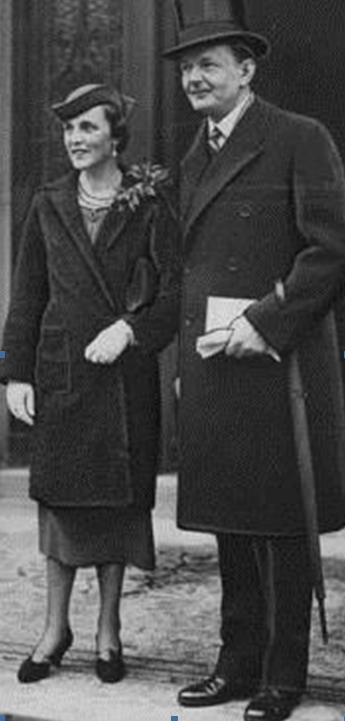 Посол Эдвард Рачинский и Цецилия Рачинская. 1942 г. 