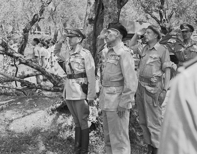 Генерал-лейтенант Владислав Андерс и генерал Гарольд Александр. 1944 г. 