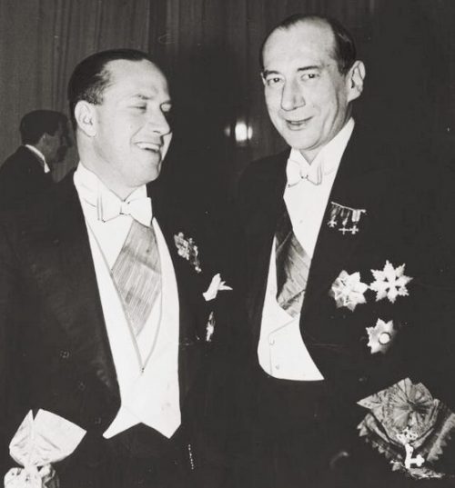 Бек и министр иностранных дел Италии Галеаццо Чиано. 1939 г.