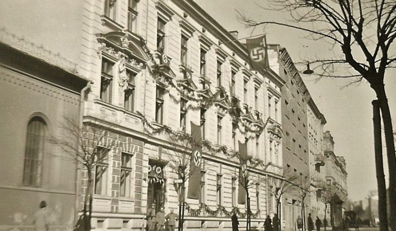 Здание полиции порядка в Кракове. 1940 г.