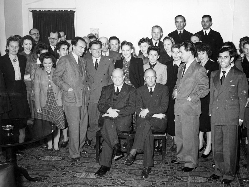 Премьер-министр Станислав Миколайчик со своими министрами. 1943 г.
