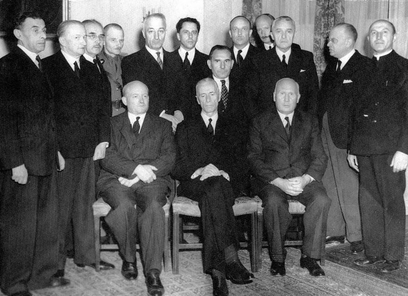 Мариан Кукель в составе кабинета министров Станислава Миколайчика. 1943 г.