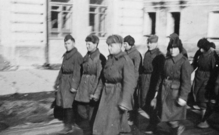 Белорусская вспомогательная полиция в Могилеве. Март 1943 г.