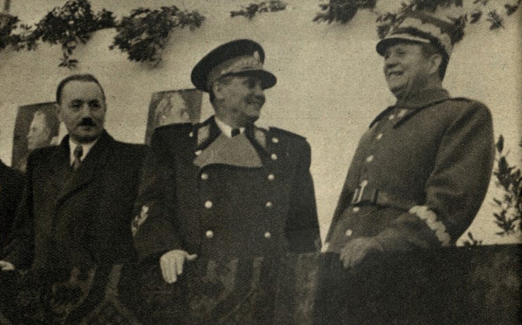 Болеслав Берут, Иосип Броз Тито и Михал Жимерский. 1946 г.