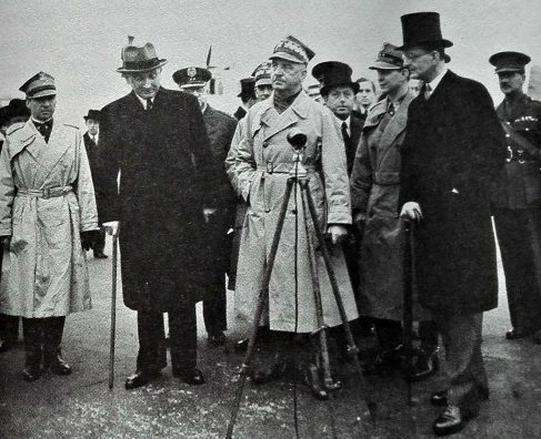 Посол Эдвард Рачинский с министром иностранных дел Залески и премьером Сикорским. 1939 г. 