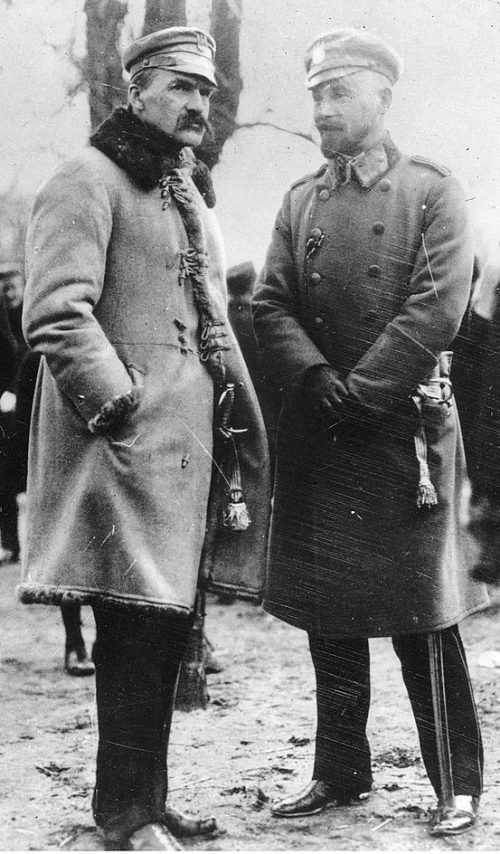 Пилсудский и Рыдз-Смиглы. 1917 г.
