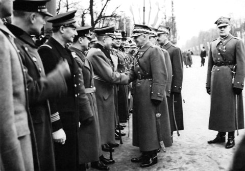 Богислав фон Штудниц и Эдвард Рыдз-Смиглы. 1938 г.