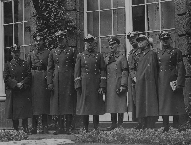 Полковник Станислав Уейский во время визита в Берлин. 1935 г.
