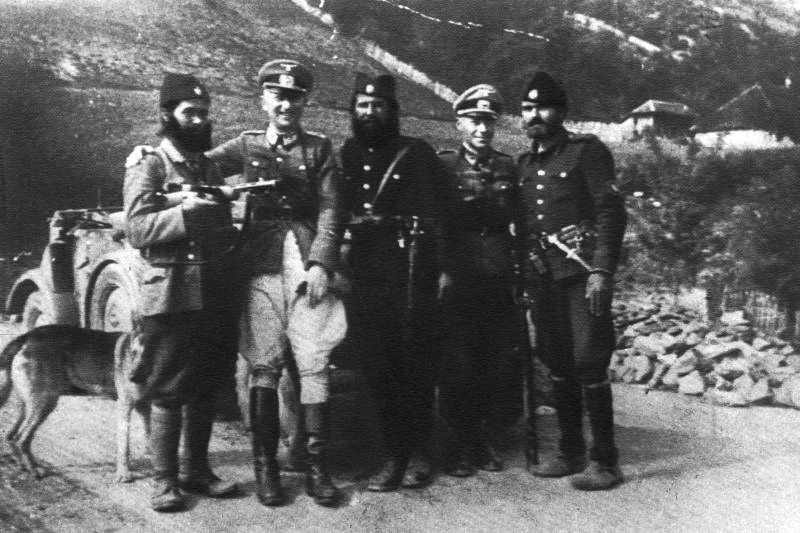 Четники и немцы. 1941 г. 