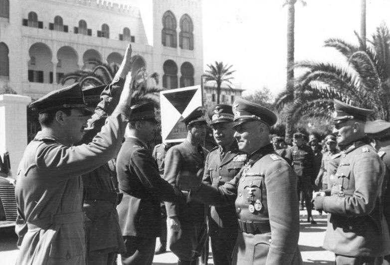 Роммель в Триполи. Февраль 1941 г.